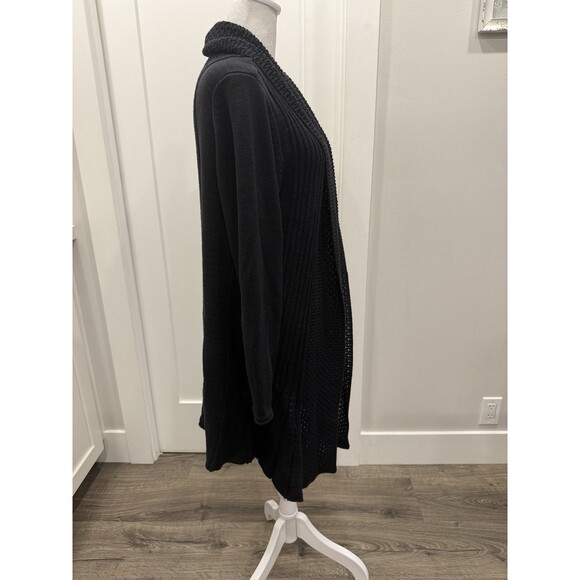 Women’s Vicki Wayne Long Sweater Cardigan Duster Large EUC - Picture 4 of 9